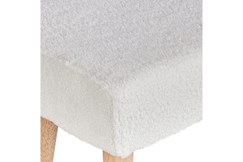 Pall Takoma Hvit/lyst tre - Hvit/lyst tre - Møbler - Stoler - Krakk - Fotskammel