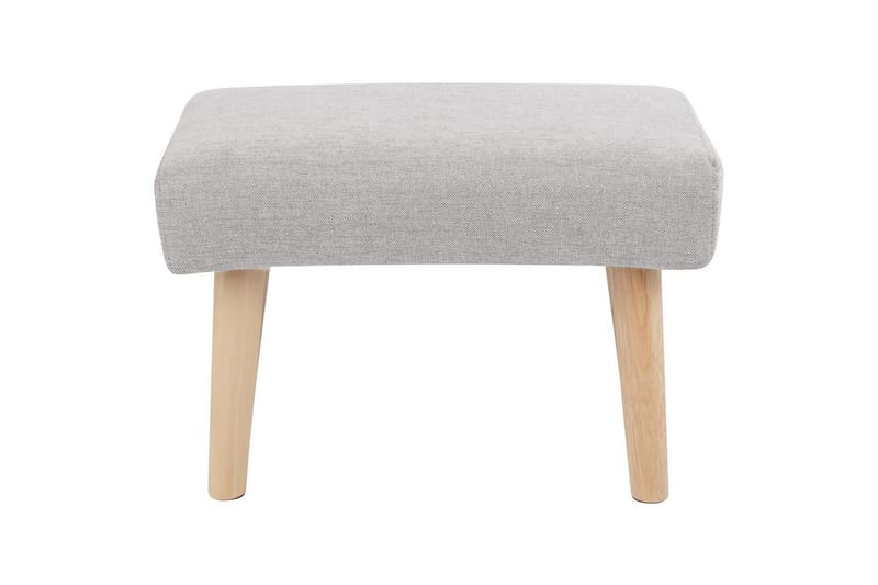 Pall Takoma II Grå/lyst tre - Grå/lyst tre - Møbler - Stoler - Krakk - Fotskammel