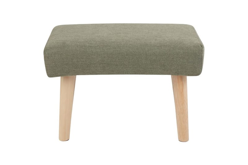 Pall Takoma II Grønn/lyst tre - Grønn/lyst tre - Møbler - Stoler - Krakk - Fotskammel