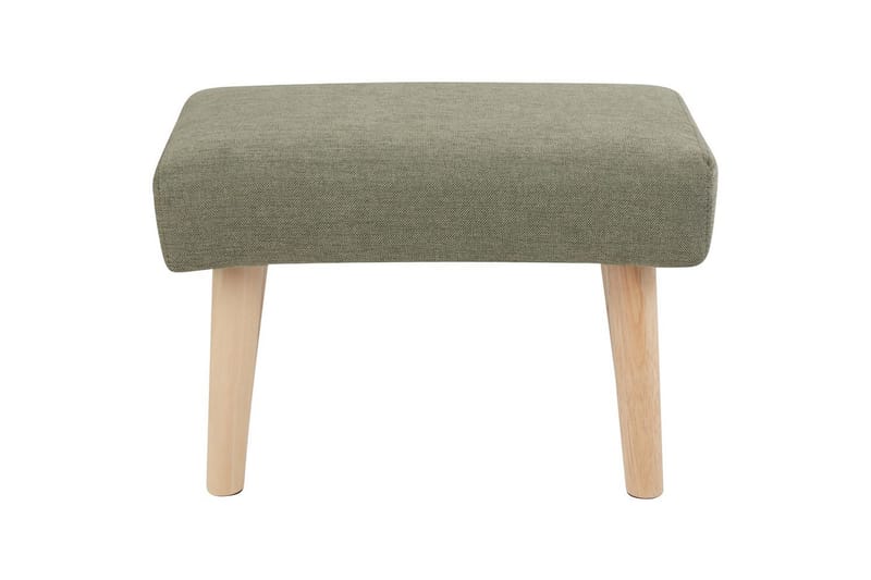 Pall Takoma II Grønn/lyst tre - Grønn/lyst tre - Møbler - Stoler - Krakk - Fotskammel