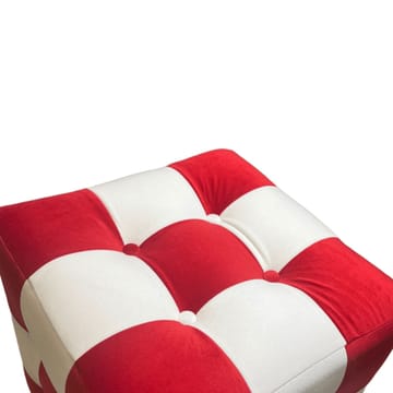Peticire Sittepuff 42 cm - Rød og hvit - Møbler - Stoler - Krakk - Puff