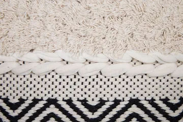 Abuzaid Sittepuff 50x50 cm - Hvit - Møbler - Stoler - Krakk - Puff