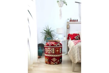 Amsterdam Sittepuff 40 cm - Flerfarget - Møbler - Stoler - Krakk - Puff