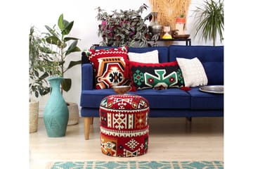 Amsterdam Sittepuff 40 cm - Flerfarget - Møbler - Stoler - Krakk - Puff