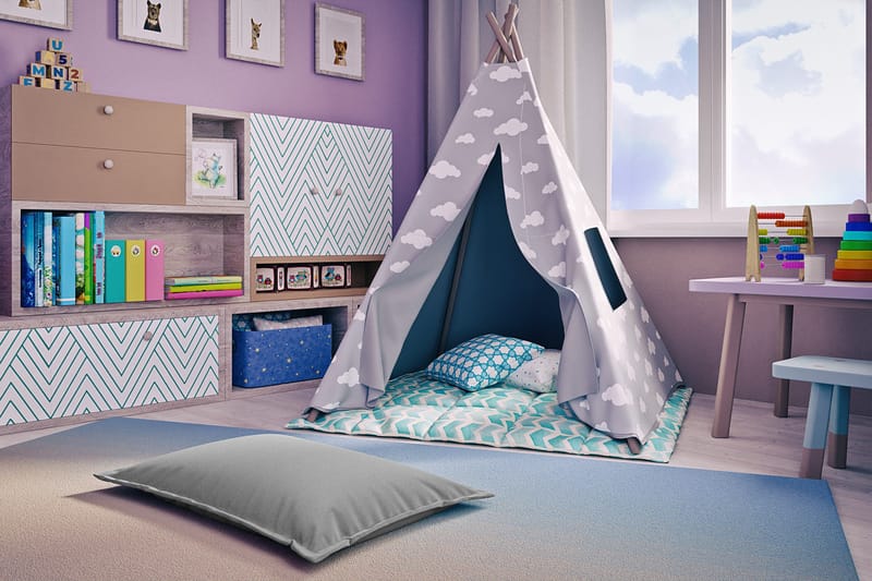 Anjara Sittepuff 40 cm - Grå - Møbler - Stoler - Krakk - Puff