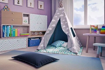 Anjara Sittepuff 40 cm - Gul - Møbler - Stoler - Krakk - Puff