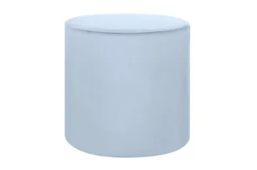 Anvika Sittepuff Fløyel - Blå - Møbler - Stoler - Krakk - Puff