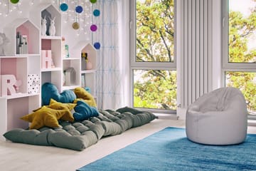 Arvind Sittepuff 120 cm - Grå - Møbler - Stoler - Krakk - Puff