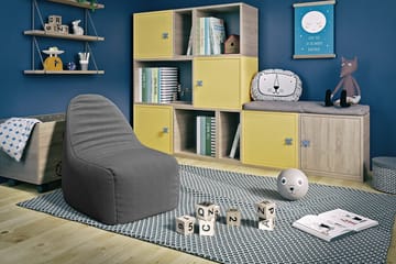 Asaka Sittepuff 80 cm - Mørkegrå - Møbler - Stoler - Krakk - Puff