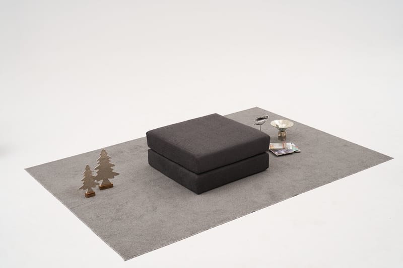 Puff Atelier Del Sofa Comfort - Antrasitt - Møbler - Stoler - Krakk - Puff