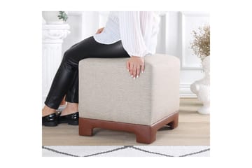 Puff Belarville Brun - Brun - Møbler - Stoler - Krakk - Puff