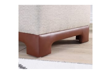 Puff Belarville Brun - Brun - Møbler - Stoler - Krakk - Puff