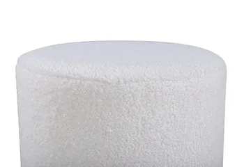 Benji Sittepuff - Benhvit - Møbler - Stoler - Krakk - Puff