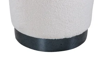 Benji Sittepuff - Benhvit - Møbler - Stoler - Krakk - Puff