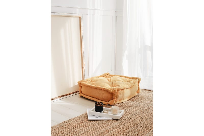 Biskuvi Sittepuff 55 cm, Gul