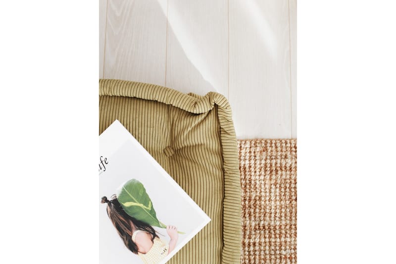Biskuvi Sittepuff 55 cm - Khaki - Møbler - Stoler - Krakk - Puff
