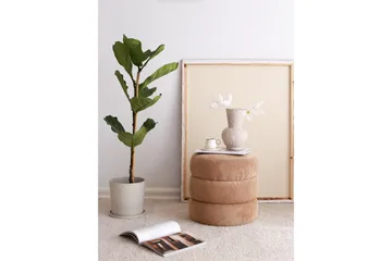 Boum Sittepuff 40 cm - Camel - Møbler - Stoler - Krakk - Puff