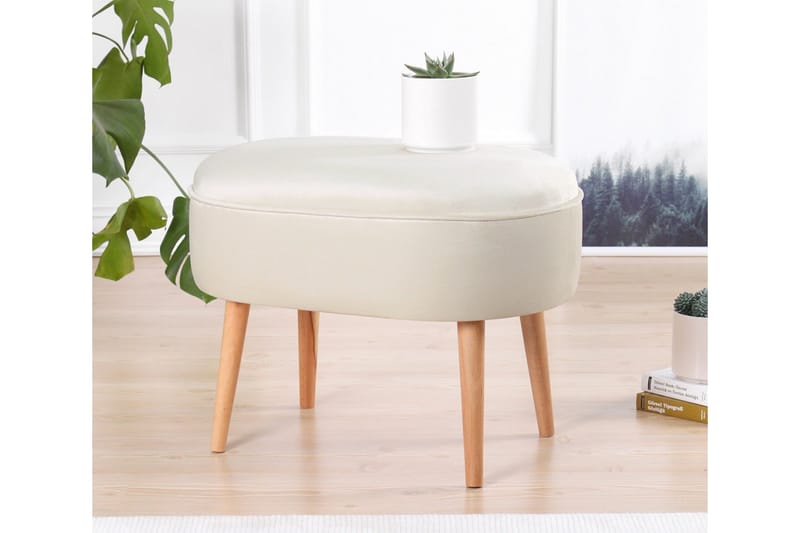 Bowie Sittepuff 63 cm - Beige - Møbler - Stoler - Krakk - Puff