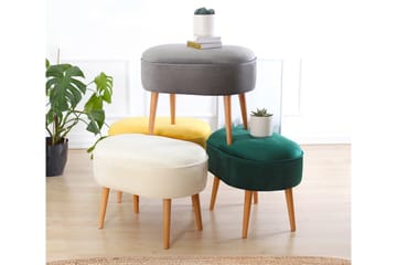 Bowie Sittepuff 63 cm - Grønn - Møbler - Stoler - Krakk - Puff