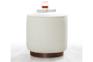 Braintree Sittepuff 42 cm - Hvit - Møbler - Stoler - Krakk - Puff