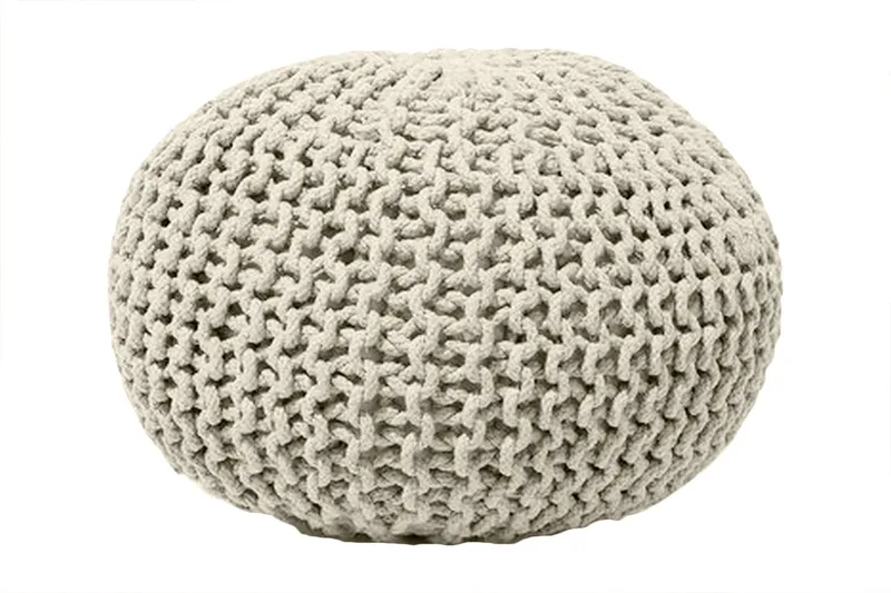 CONRAD II Puff 50 cm - Beige - Møbler - Stoler - Krakk - Puff