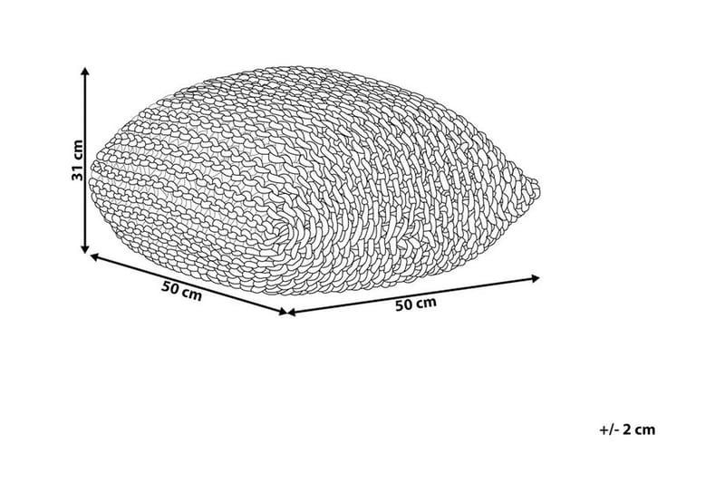 Conrad Puff 50 cm - Gul - Møbler - Stoler - Krakk - Puff