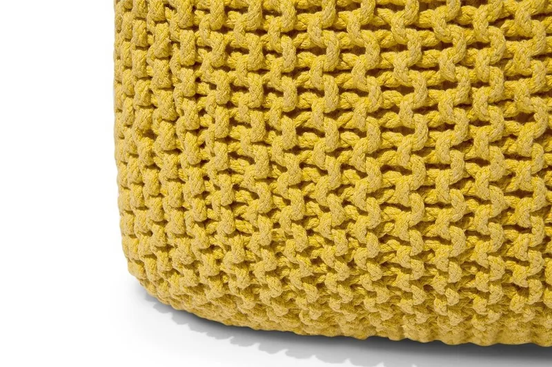 Conrad Puff 50 cm - Gul - Møbler - Stoler - Krakk - Puff