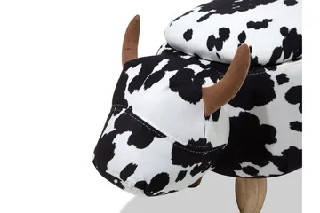 COW Puff 60 cm - Svart - Møbler - Stoler - Krakk - Puff