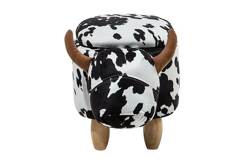 COW Puff 60 cm - Svart - Møbler - Stoler - Krakk - Puff
