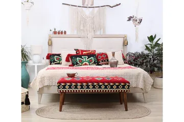 Crossett Sittepuff 91 cm - Rød - Møbler - Stoler - Krakk - Puff