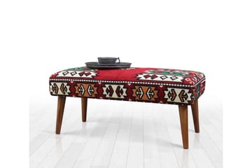 Crossett Sittepuff 91 cm - Rød/Grønn - Møbler - Stoler - Krakk - Puff