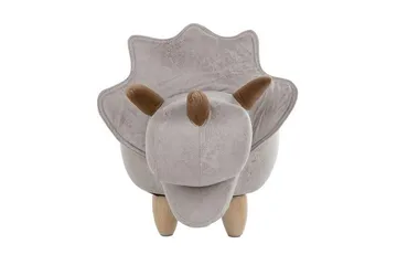 Daesia Sittepuff med Oppbevaring - Grå - Møbler - Stoler - Krakk - Puff