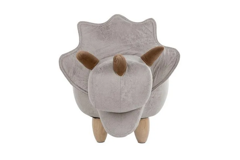 Daesia Sittepuff med Oppbevaring - Grå - Møbler - Stoler - Krakk - Puff