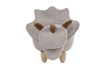 Daesia Sittepuff med Oppbevaring - Grå - Møbler - Stoler - Krakk - Puff