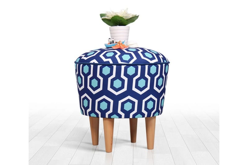 Debesis Sittepuff 42 cm, Blå