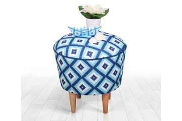 Debesis Sittepuff 42 cm - Lys blå - Møbler - Stoler - Krakk - Puff