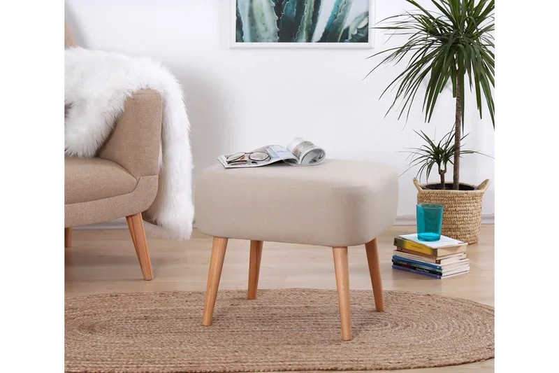 Demopolis Sittepuff 50 cm, Beige