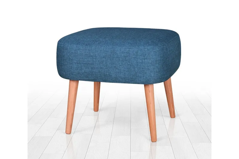 Demopolis Sittepuff 50 cm - Blå - Møbler - Stoler - Krakk - Puff