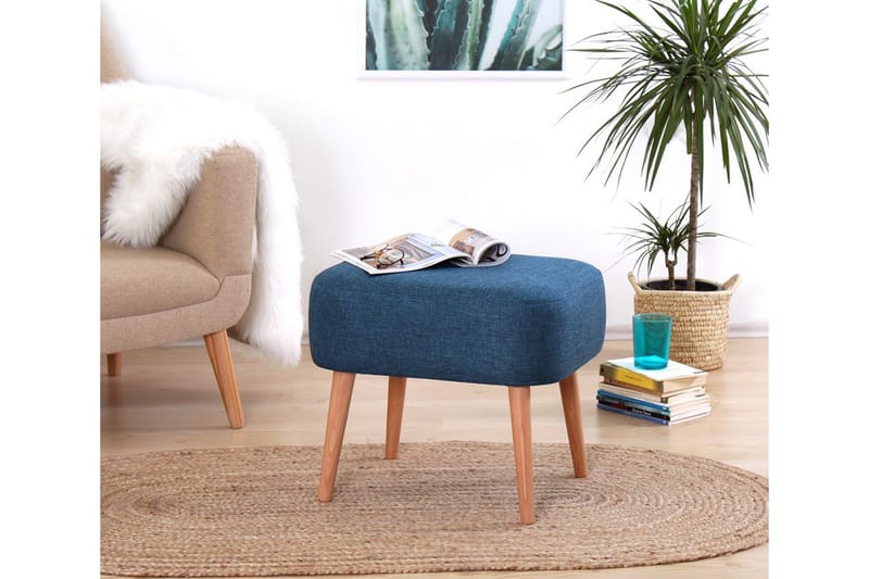 Demopolis Sittepuff 50 cm, Blå