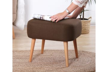 Demopolis Sittepuff 50 cm - Brun - Møbler - Stoler - Krakk - Puff