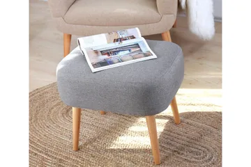 Demopolis Sittepuff 50 cm - Grå - Møbler - Stoler - Krakk - Puff