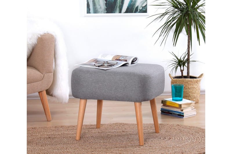 Demopolis Sittepuff 50 cm, Grå