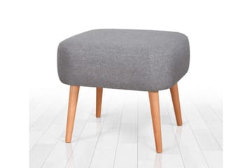 Demopolis Sittepuff 50 cm - Grå - Møbler - Stoler - Krakk - Puff
