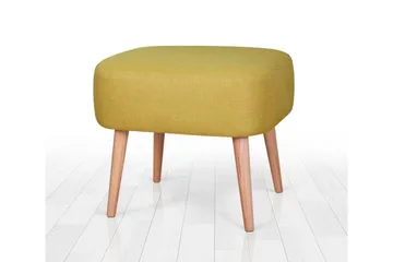 Demopolis Sittepuff 50 cm - Gul - Møbler - Stoler - Krakk - Puff
