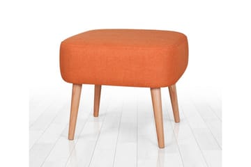 Demopolis Sittepuff 50 cm - Oransje - Møbler - Stoler - Krakk - Puff