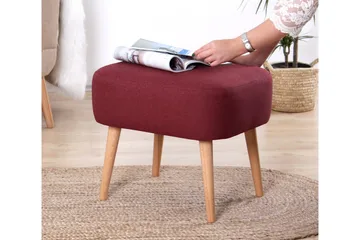 Demopolis Sittepuff 50 cm - Rød - Møbler - Stoler - Krakk - Puff