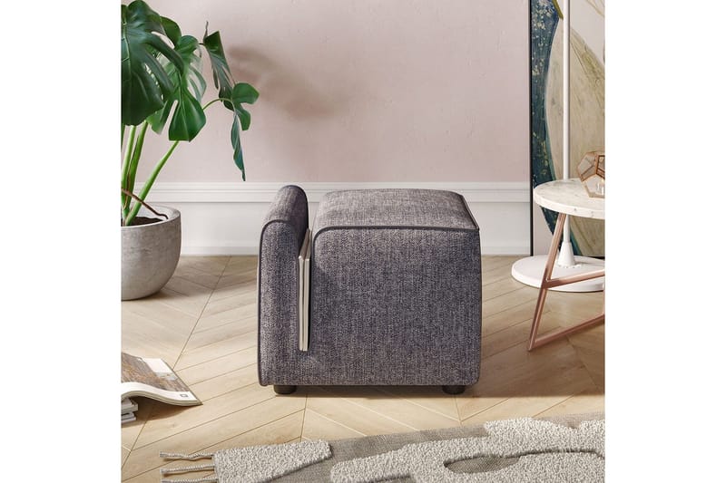 Puff Djarhint Grå - Grå - Møbler - Stoler - Krakk - Puff