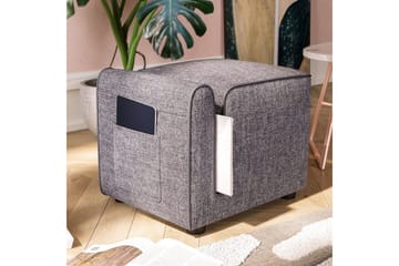 Puff Djarhint Grå - Grå - Møbler - Stoler - Krakk - Puff