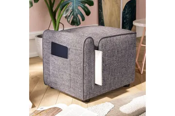 Puff Djarhint Grå - Grå - Møbler - Stoler - Krakk - Puff