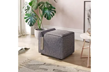 Puff Djarhint Grå - Grå - Møbler - Stoler - Krakk - Puff